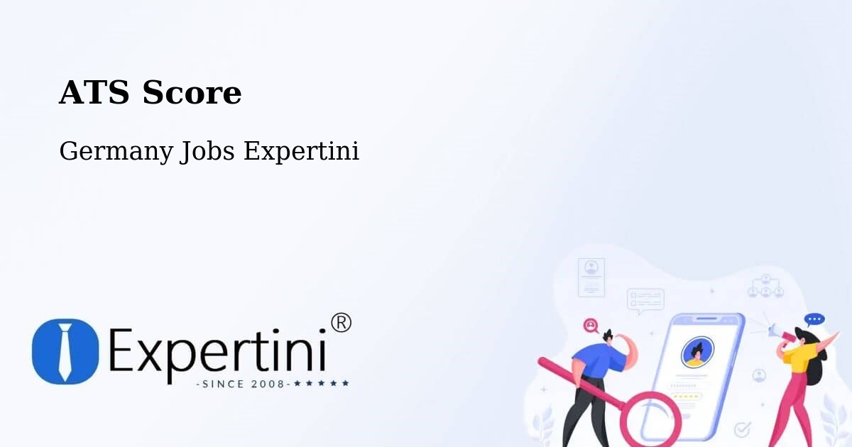 Resume ATS Score & Job Description Match Tool – Bonefeld - Germany Jobs Expertini
