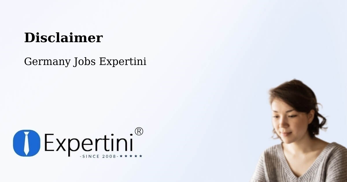 Disclaimer – Bonefeld - Germany Jobs Expertini