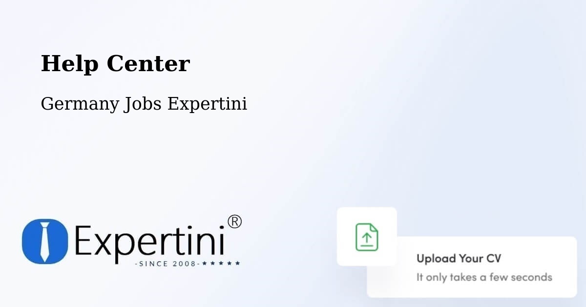 Help Center – Bonefeld - Germany Jobs Expertini